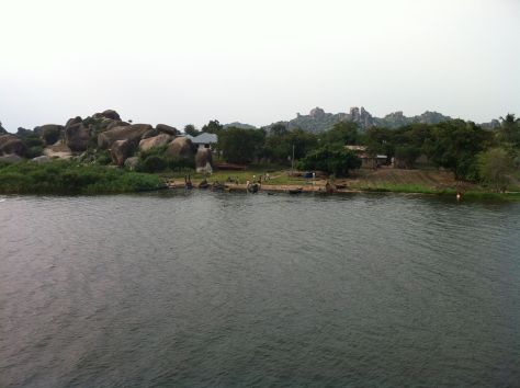 Victoria lake, stone structures, near Mwanza